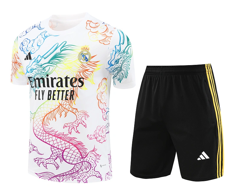 2024-25 Real Madrid Short Sleeve Training Wear