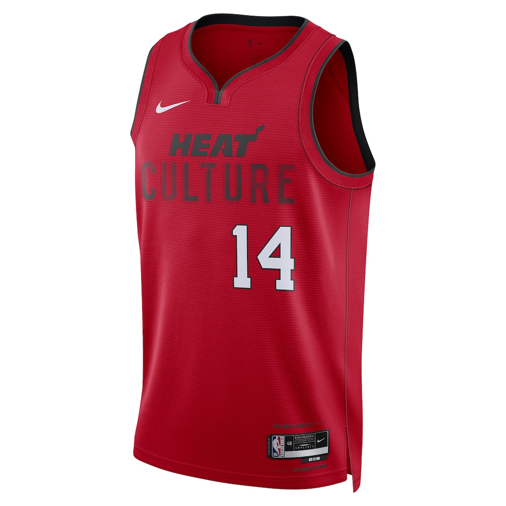 Unisex Miami Heat Tyler Herro  Red 2024/25 Swingman  Jersey - City Edition