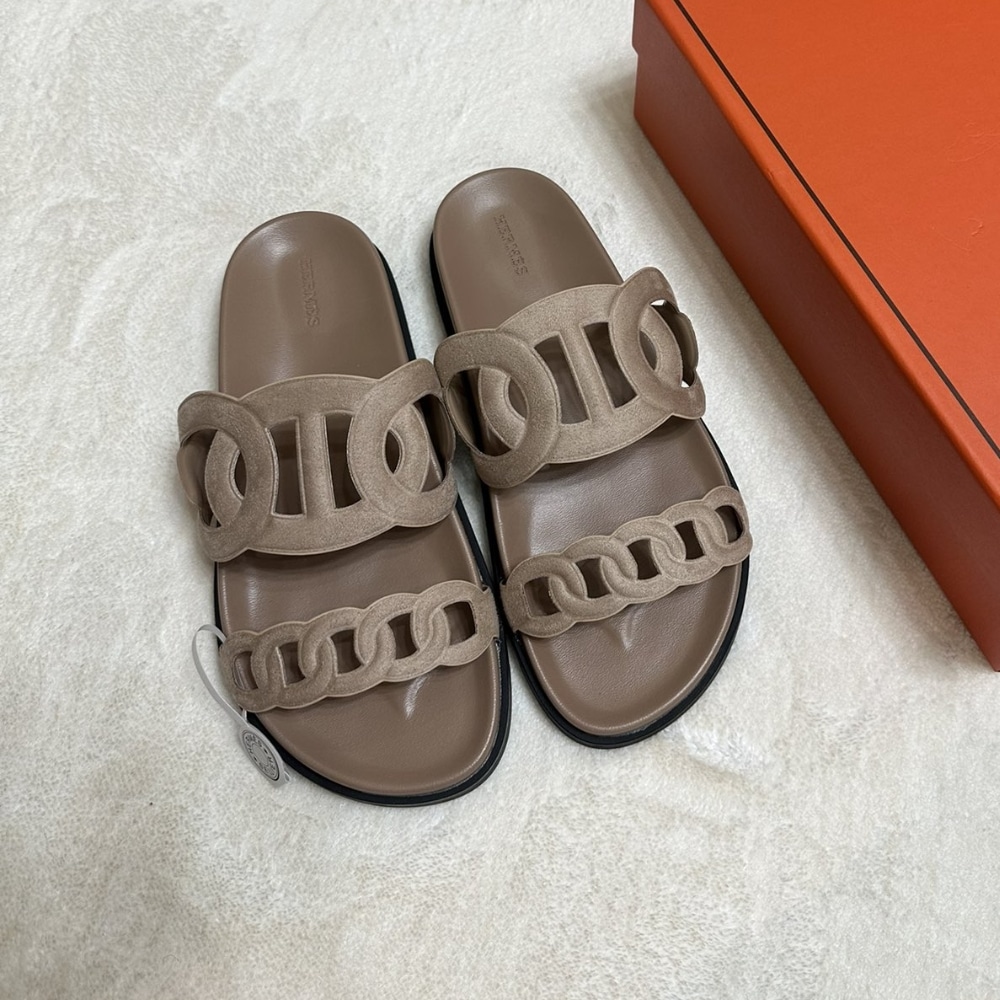 Hermes Extra Sandal Beige Argile