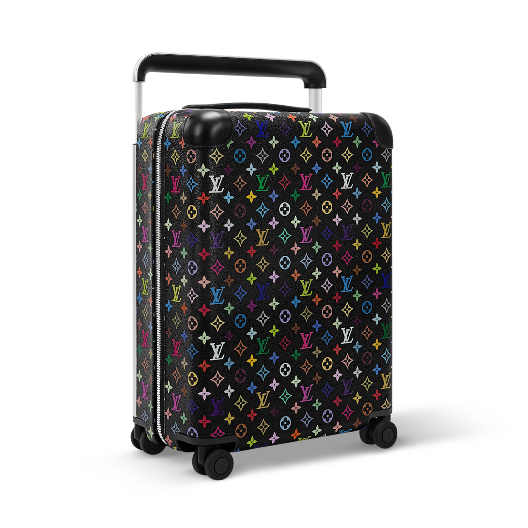 Lv Horizon 55 Multicolor Monogram Black Carry-On Suitcase 55cm/21.6in