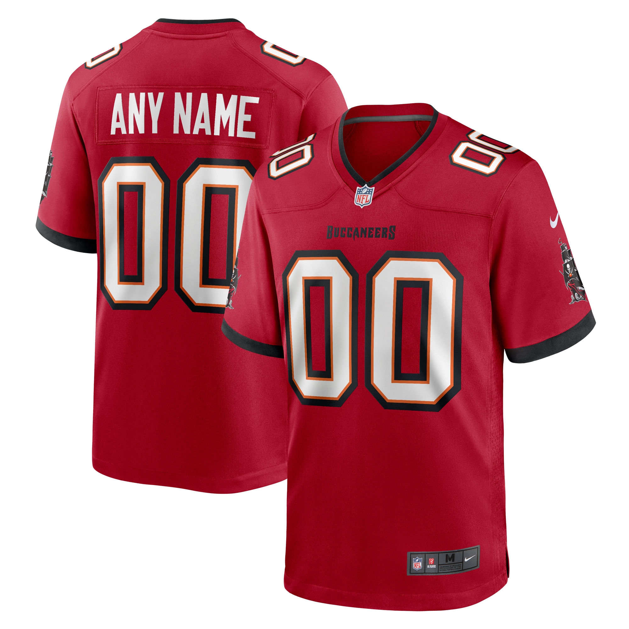 Nike Tampa Bay Buccaneers Custom Game Jersey - Red