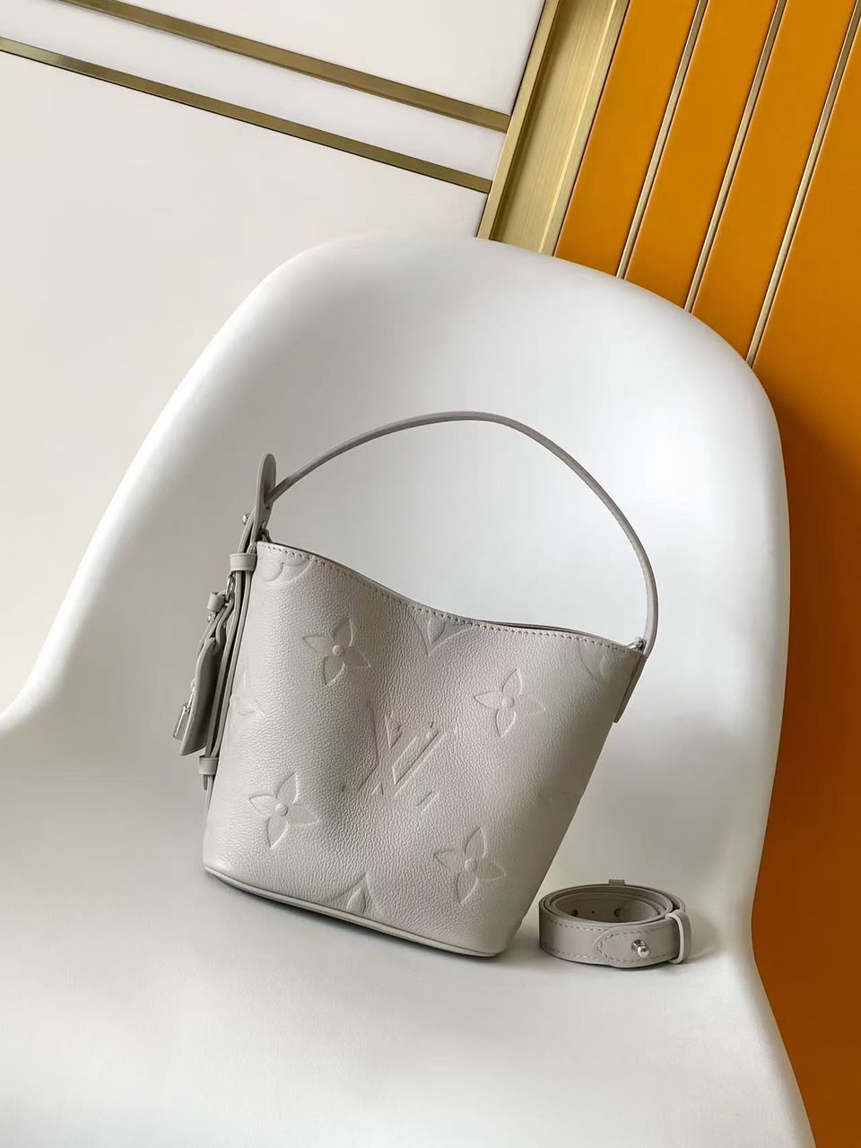 Louis Vuitton All In BB Bag Brume Grey 16cm M28342