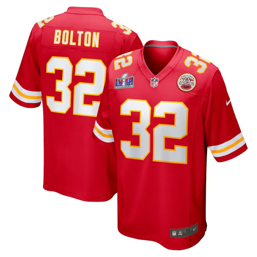 Nick Bolton Kansas City Chiefs Super Bowl 2024 Jersey