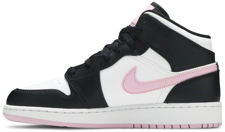 Air Jordan 1 Mid White Light Arctic Pink 555112-103