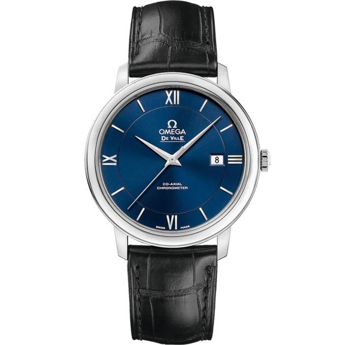 Omega De Ville Prestige 39.5 mm Blue Dial Stainless Steel Strap 424.13.40.20.03.001