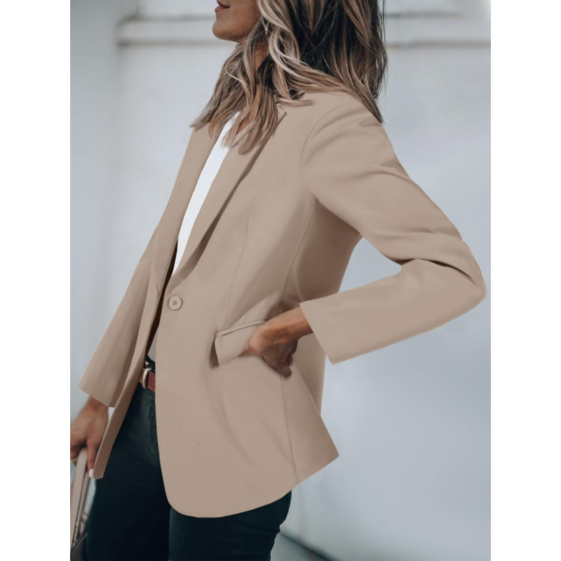 Women's Casual Blazers Open Front Long
