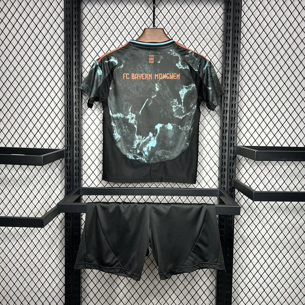 2024-25 Bayern Munchen Away Kids Kit Football jersey