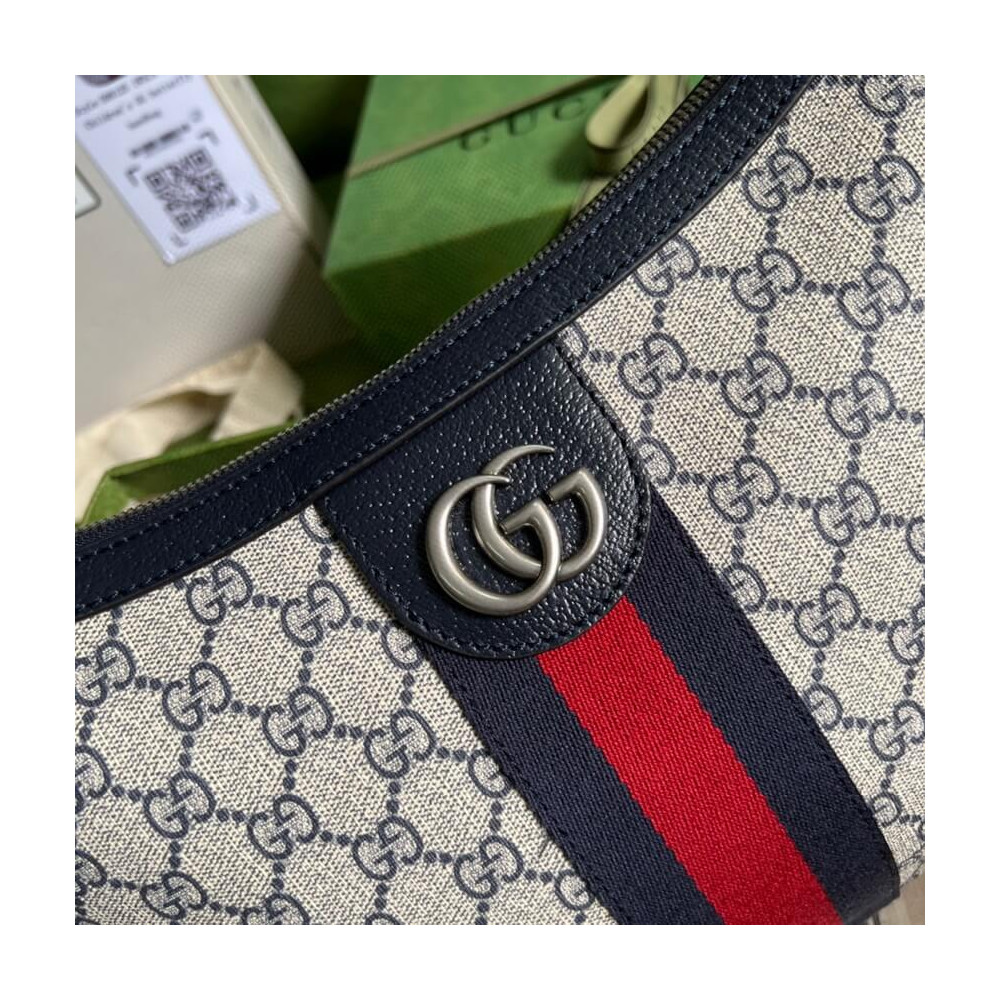 Gucci Ophidia GG Small Shoulder Bag in Blue 30cm/11.8in