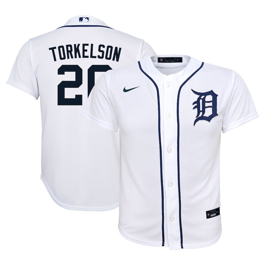 Spencer Torkelson Detroit Tigers Youth Home Player Jersey White