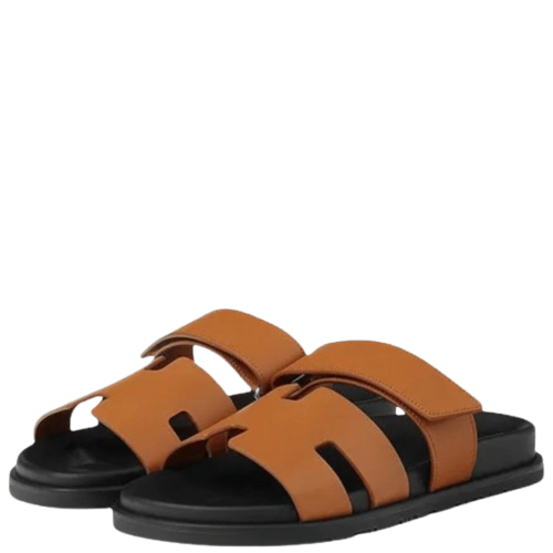HERMES SANDALS TAKARA BROWN