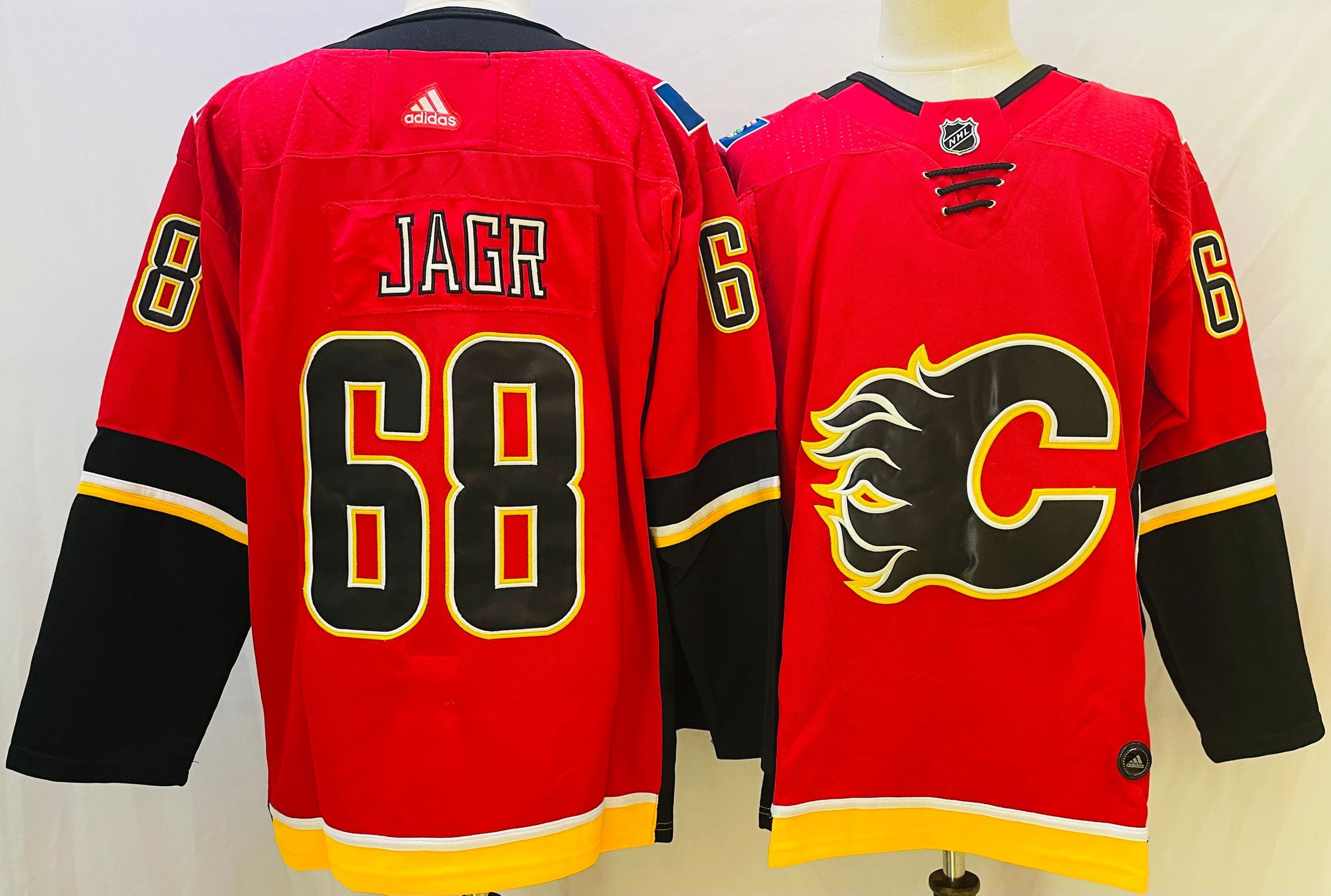 NHL Calgary Flames JAGR # 68 Jersey