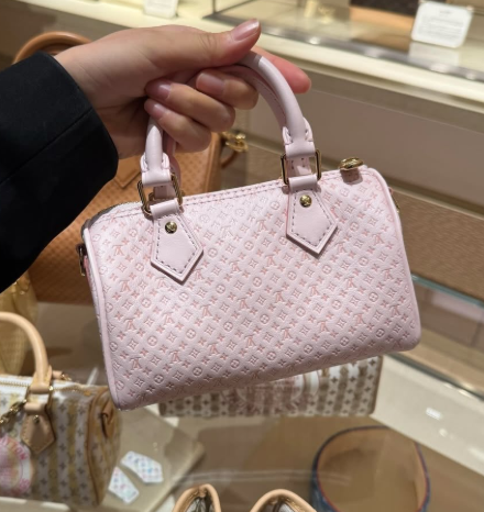 Louis Vuitton Nano Speedy Bag Light Bliss Cream 16cm M29414