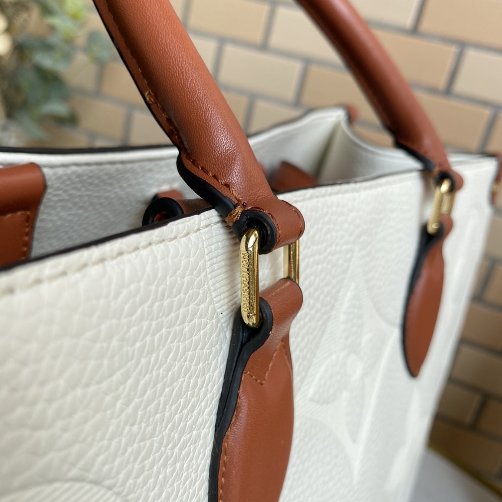 Louis Vuitton Onthego GM White Bag 41Cm M44558