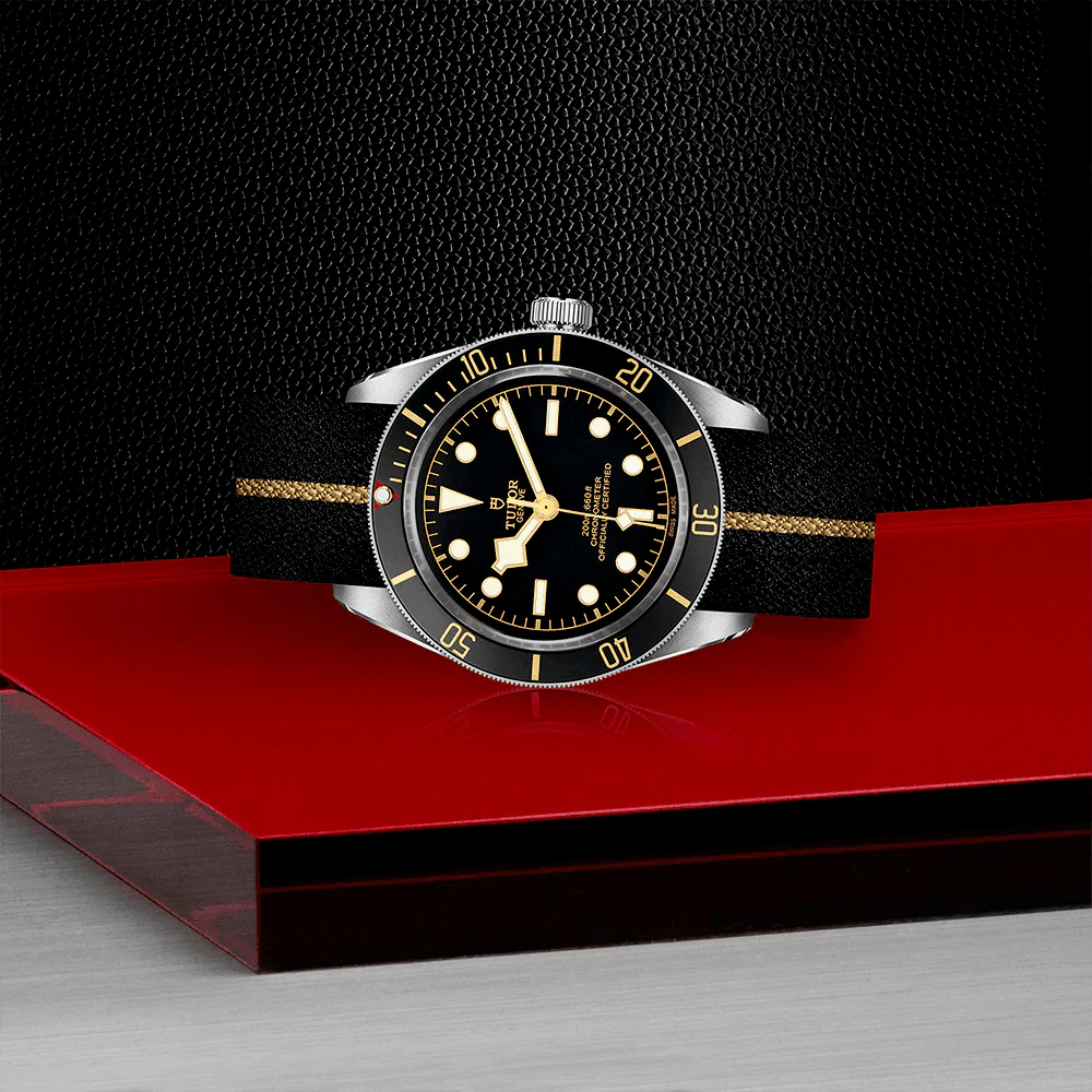 TUDOR Black Bay 58 39mm Black Dial & Bezel Automatic Fabric Strap Watch M79030N-0003