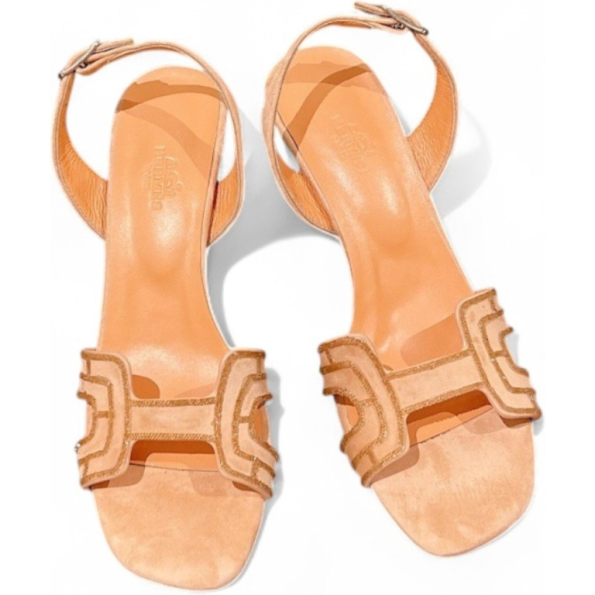 HERMES BEIGE PREMIERE SANDAL