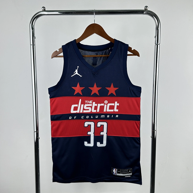 2025 NBA Washington Wizards 33 KUZMA Basketball Jersey