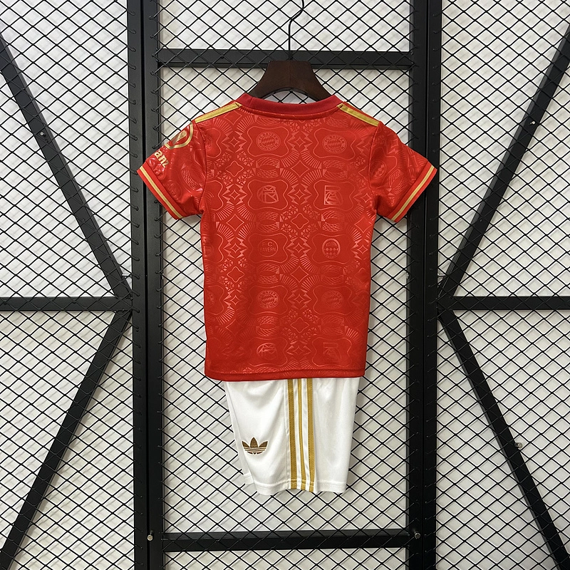 2024-25 Bayern Munchen 125th Anniversary Kids Football Jersey Set