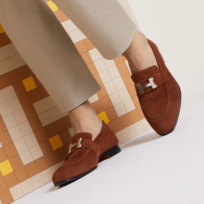 HERMES PARIS LOAFER ORANGE
