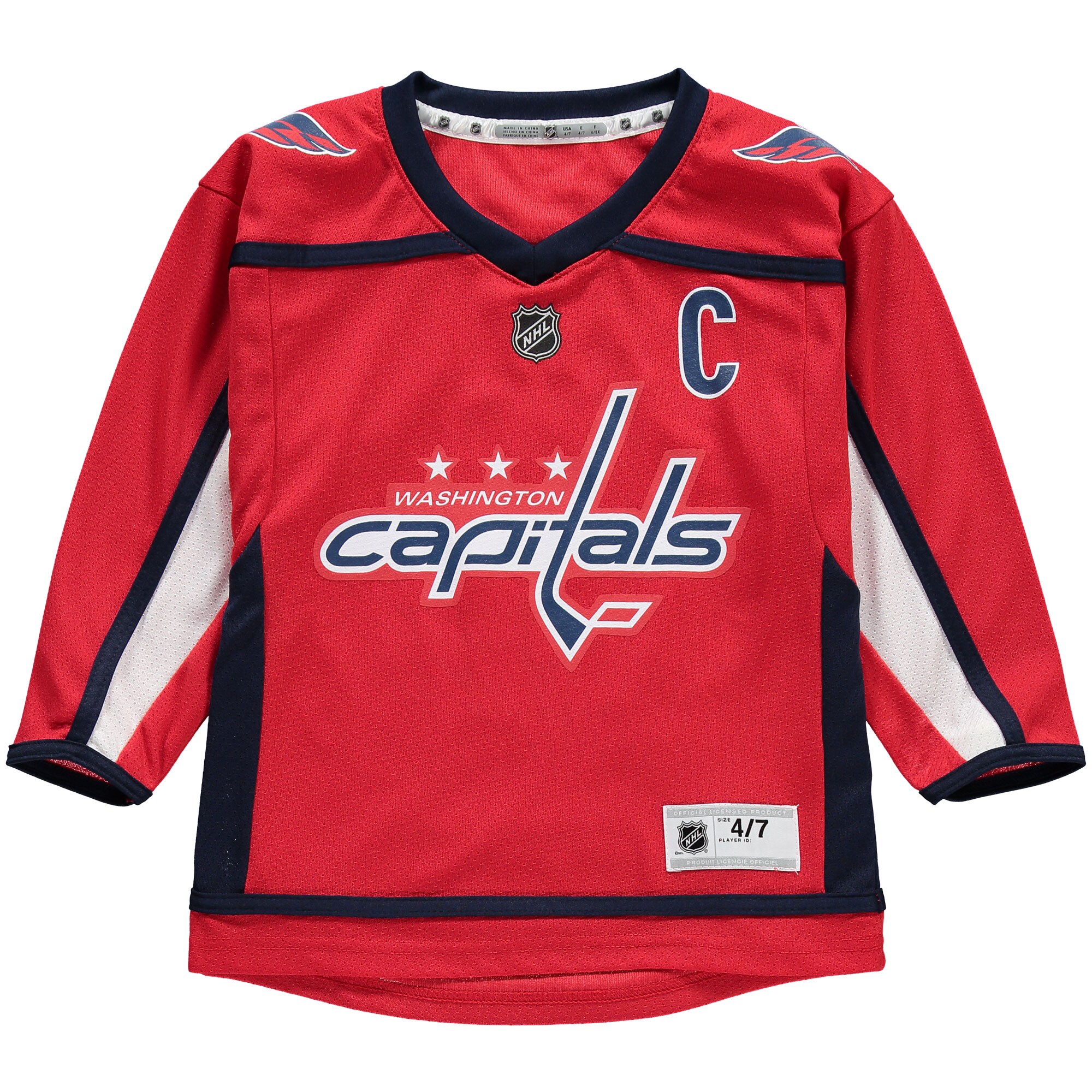Alexander Ovechkin Washington Capitals Preschool Replica Player Jersey – Red