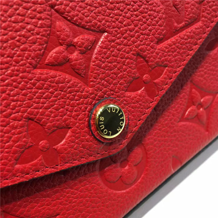 Louis Vuitton F Licie Pochette Scarlet Red 21cm/8.3in