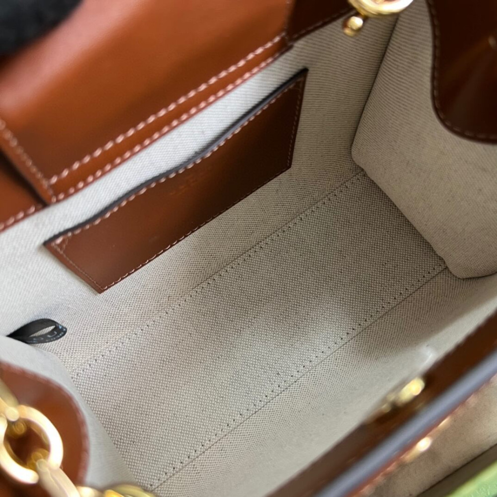 Gucci Diana Crystals Mini Tote Bag