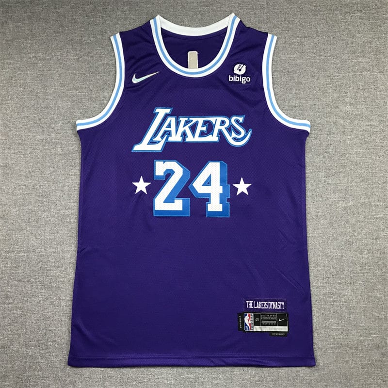 Men's Jersey 2024 Season Lakers #24 Purple City Edition BRYANT