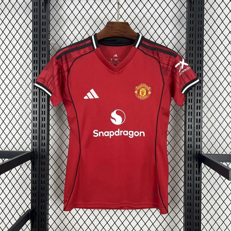 2025-26 Manchester United Home Womens Jersey