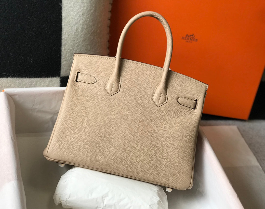 Hermes Birkin 35Cm Beige Togo Leather Gold Hardware