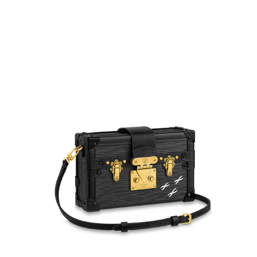 Louis Vuitton Petite Malle Black 20cm/7.9in