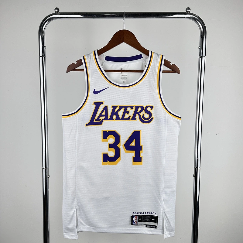 2023 NBA Lakers 34 O'NEAL Basketball Jersey