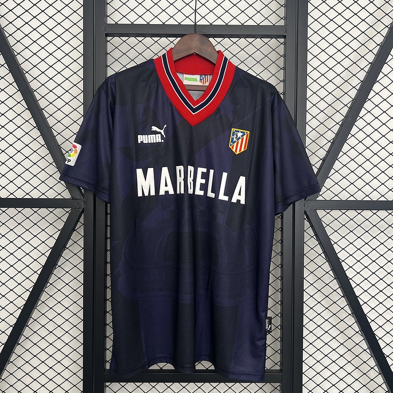 Retro 1995-96 Atletico Madrid Third Away Football jersey retro