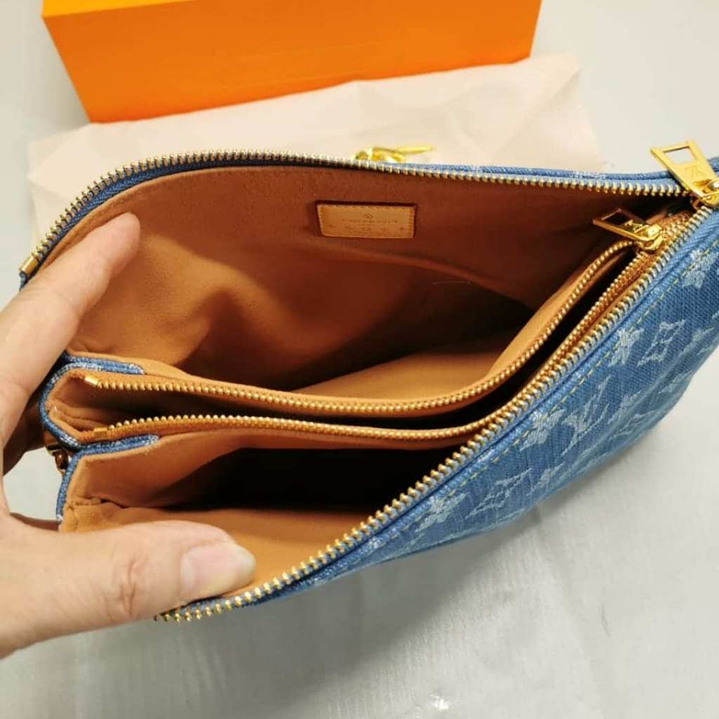 Louis Vuitton Coussin PM Bag Denim Blue 26Cm M24564
