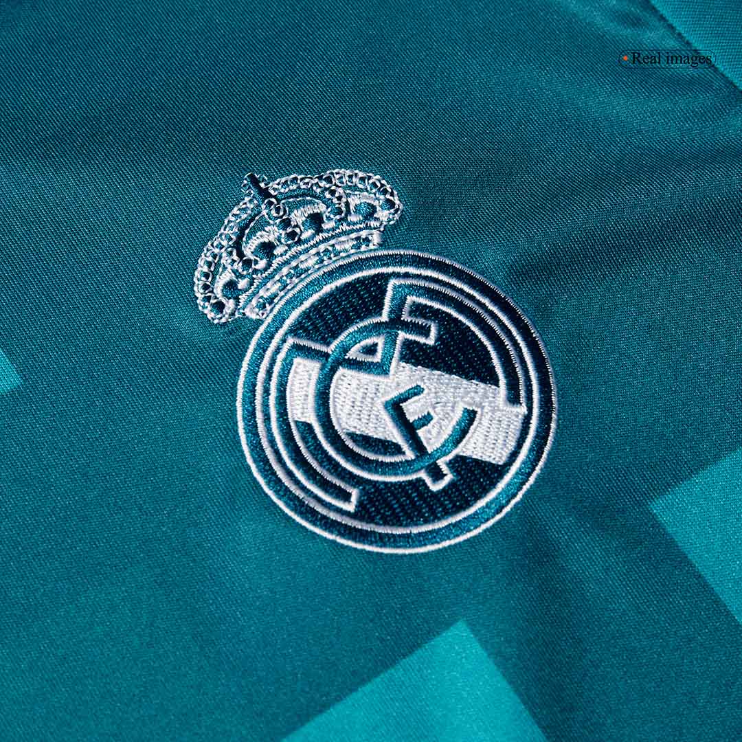 BENZEMA #9 Real Madrid 2017/18 Third Away Retro Soccer Jersey