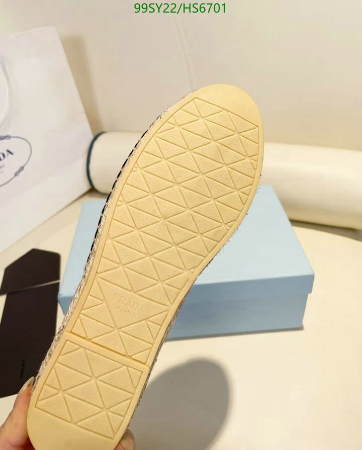 Prada Linen Espadrilles Black
