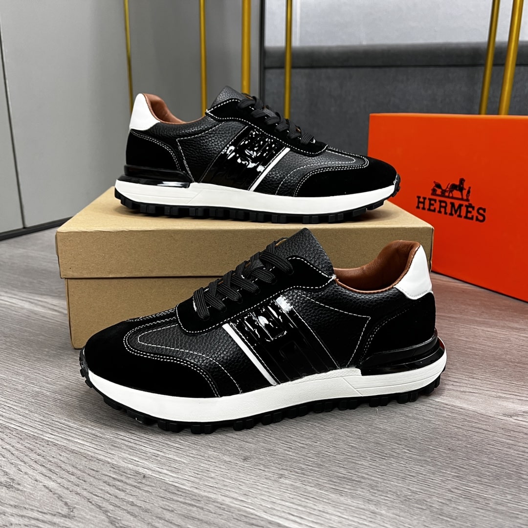 Hermes Trail Sneaker Black