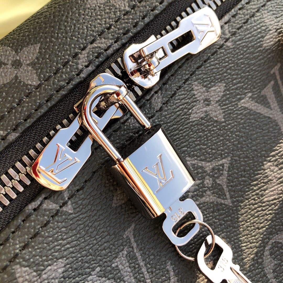 Louis Vuitton Keepall Bandouli Re 55 Monogram Eclipse 55cm M40605