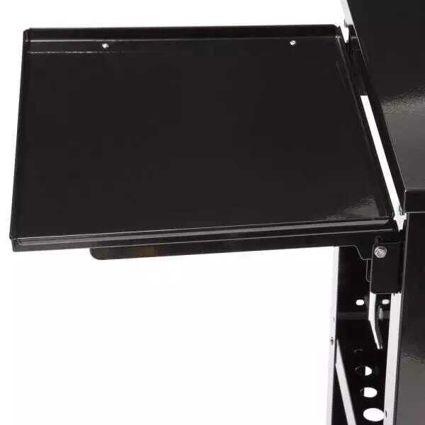 33 IN 4-DRAWER MECHANICS CART WITH EXTENDED SIDE TABLE AND BOTTLE TRAY