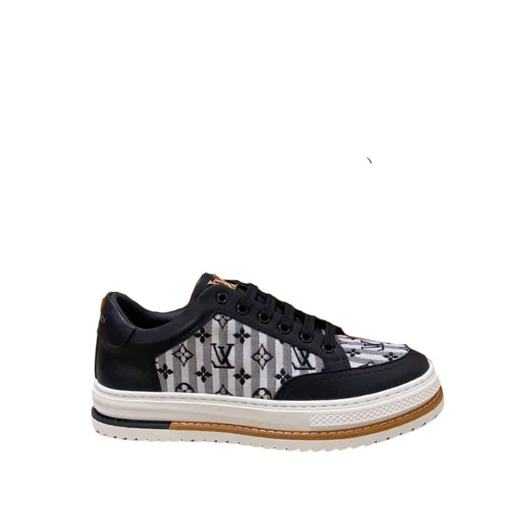 Louis Vuitton Time Out Sneaker Monogram Black