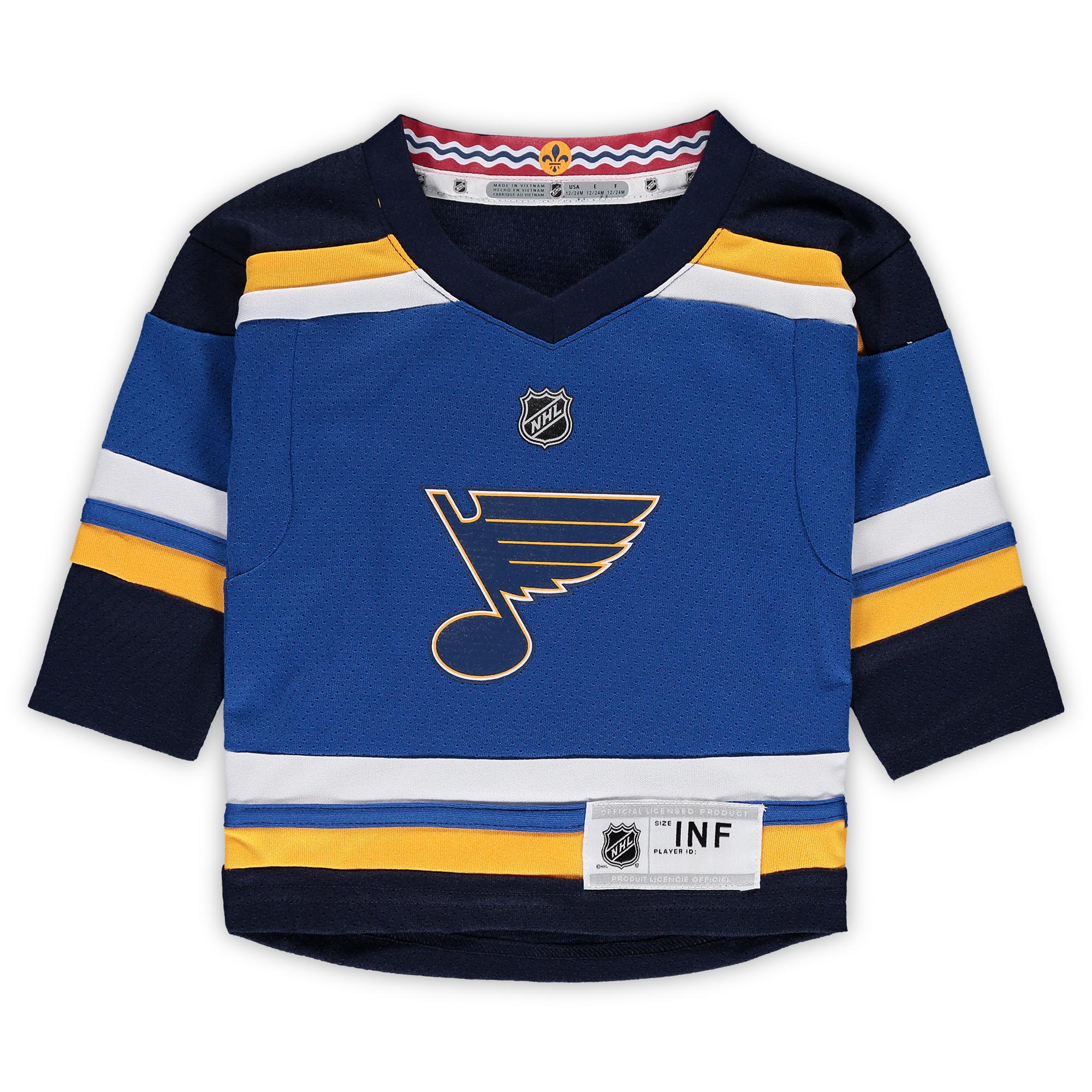 Jordan Binnington St. Louis Blues Infant Home Replica Player Jersey – Blue