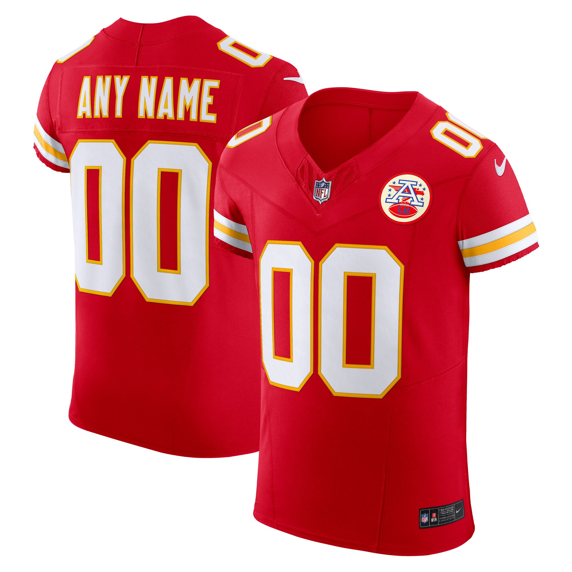 Kansas City Chiefs Nike Vapor F.U.S.E. Elite Custom Jersey - Red