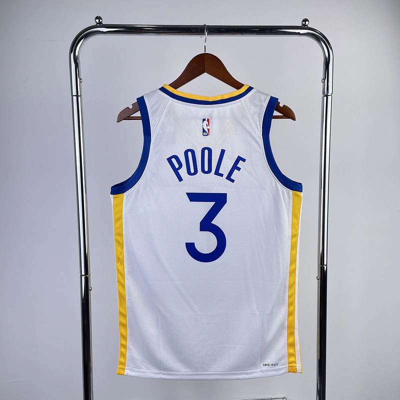 2023 NBA Golden State Warriors 3 POOLE Basketball Jersey