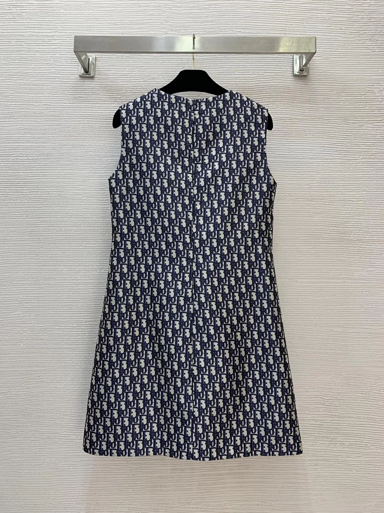 Dior Fitted Sleeveless Dress