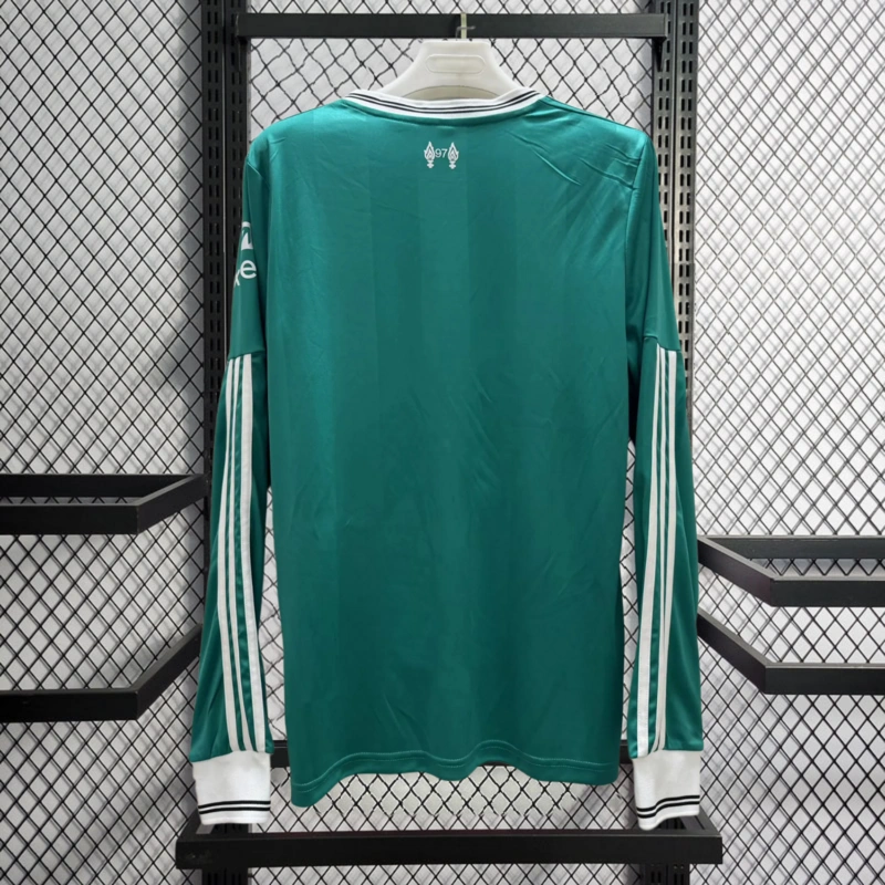 2025-26 Liverpool Third Away Long sleeves Football jersey