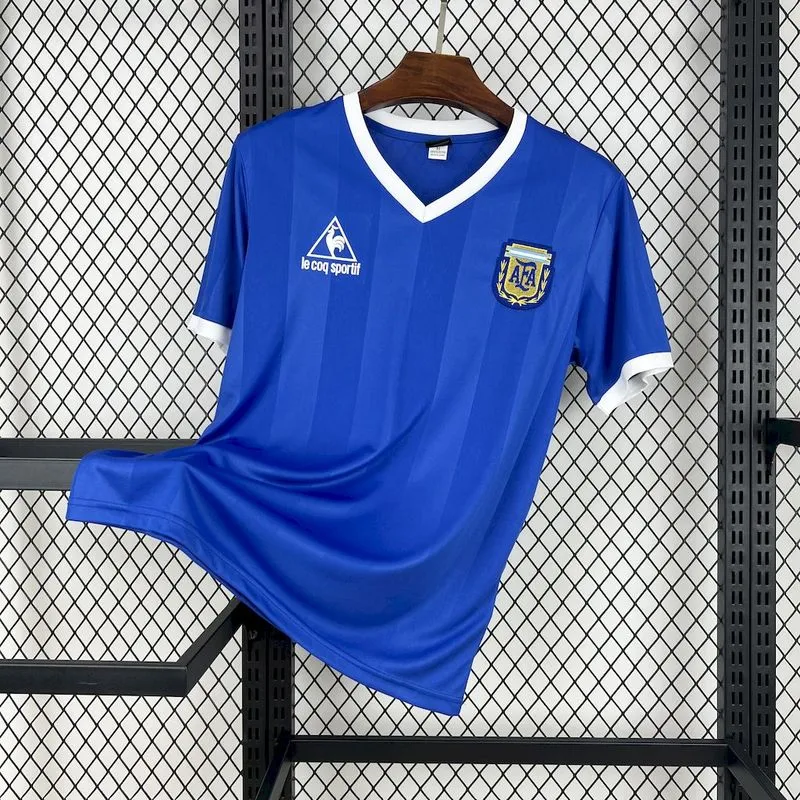 Retro Argentina 1986 away  Football jersey retro