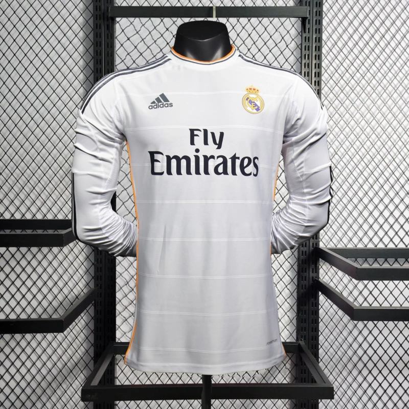 Retro Player 2013-14 Real Madrid Home Long Sleeve Football jersey retro