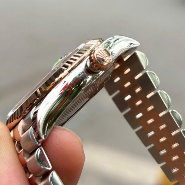 [Superclone] Rolex Datejust 36mm Bright Black Dial Everose Jubilee 126231