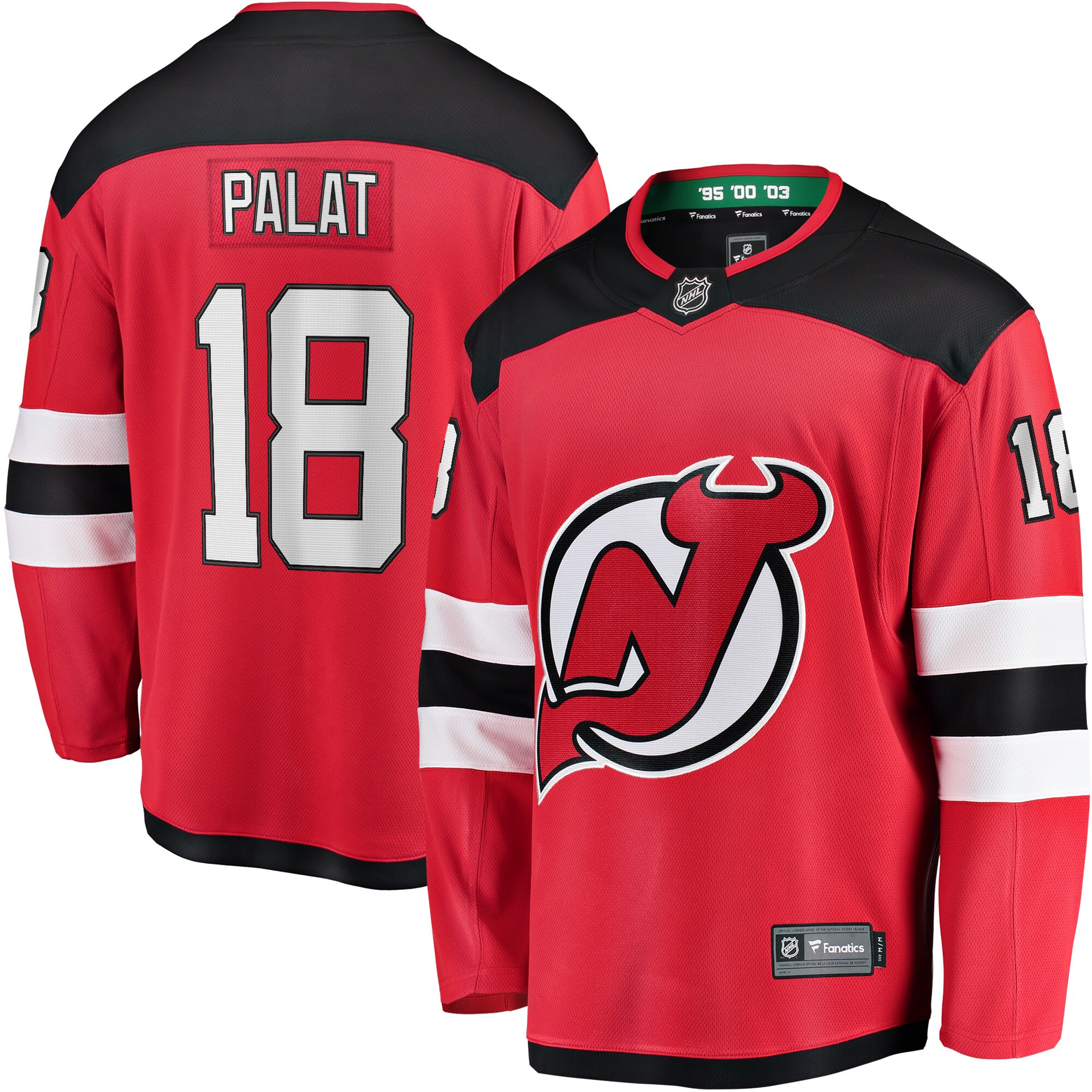 Ondrej Palat New Jersey Devils Fanatics Home Breakaway Player Jersey – Red