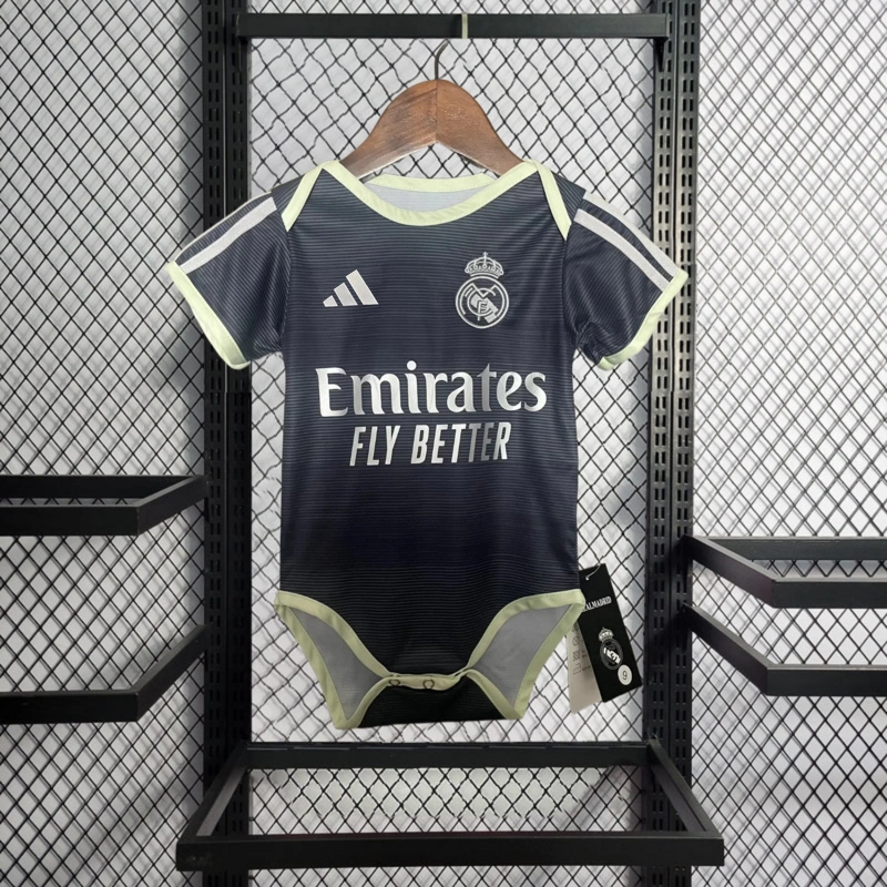 2025-26 Baby Real Madrid Away Football jersey