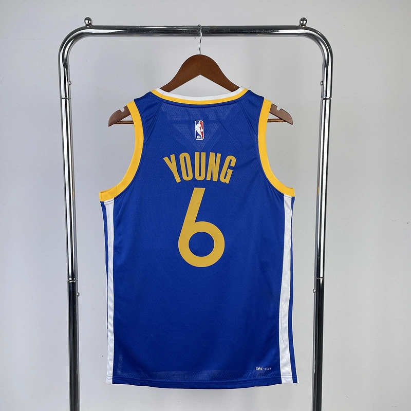 2023 NBA Golden State Warriors 6 YOUNG Basketball Jersey