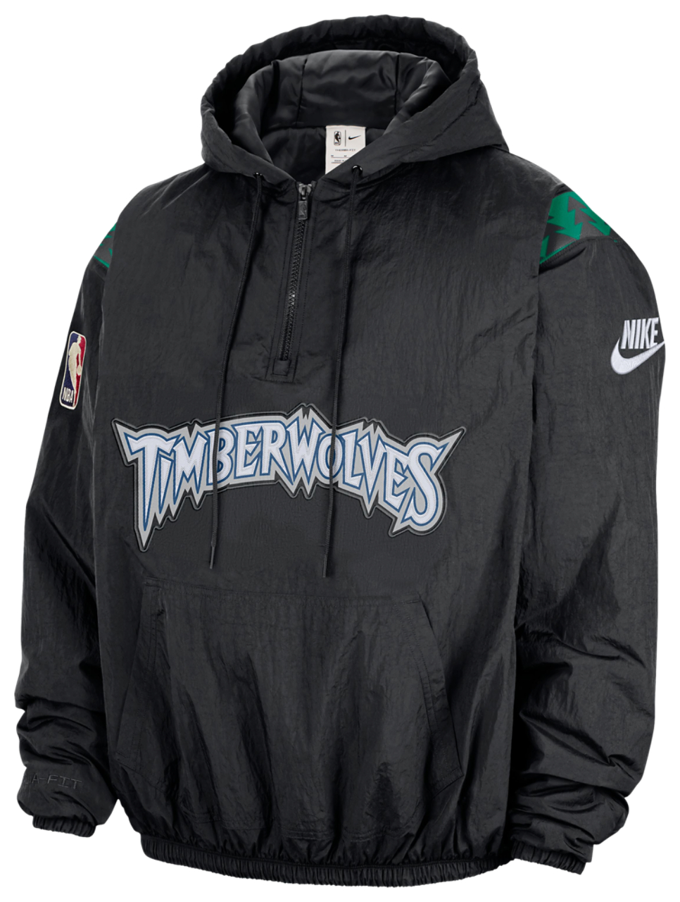 Nike Timberwolves Woven LND Half-Zip Hoodie